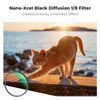 K&F Concept 43mm Black Diffusion 1/8 Filter Soft Glow Diffuser Cine Effect Lens Filters Waterproof (Nano-X Series)