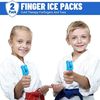 8X Finger Ice Pack Reusable Gel Ice Toe Cold Compression Sleeve Injuries Sprains