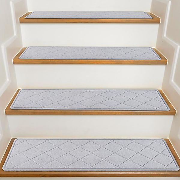 Stair Treads for Wooden Steps Indoor,  15 Pack 8" X 30" Non Slip Carpet Stair Tr