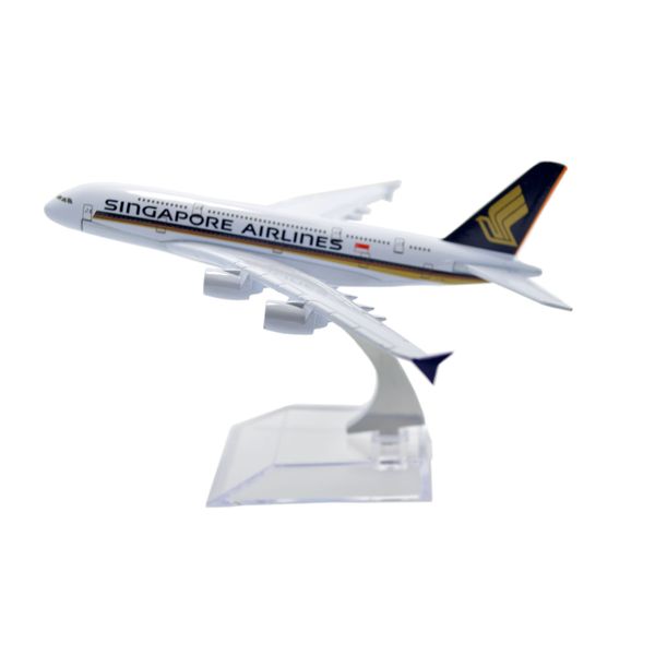 TANG DYNASTY(TM 1:400 16cm A380 Singapore Airlines Metal Airplane Model Plane Toy Plane Model