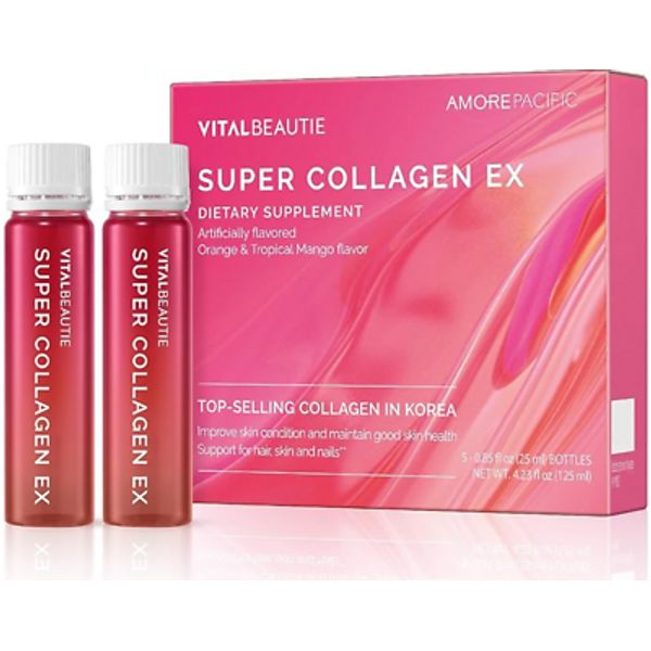 VITAL BEAUTIE Super Collagen EX (Liquid Marine Collagen) 25ML X 5 Bottles
