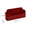 ogoPLUS Business Card Stand Landscape Format Red / Business Card Holder Business Card Stand Advertising Office, red