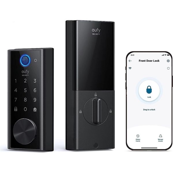 eufy Security S230 Smart Lock Touch Fingerprint Keyless Entry Door Lock Deadbolt