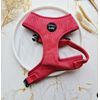 Rose Pink Cord Dog Harness XS