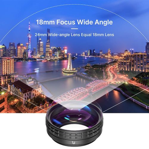 ULANZI Creative ZV-1 Wide Angle/Macro Additional Lens 52mm Diameter Compatible with Sony ZV-1 Camera ONLY, 2 in 1 Extra Lens Attachment with Strong Adhesive-Back Adapter Ring Mount, WL-1
