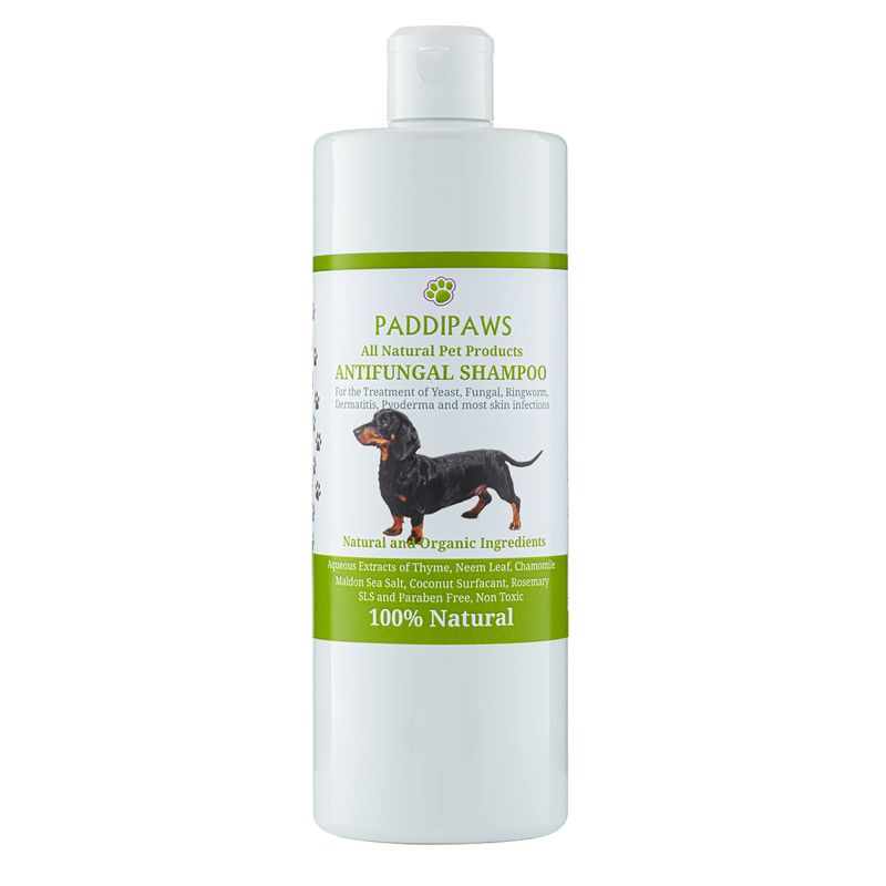 PADDIPAWS 100% Natural Antifungal Dog Shampoo and Antibacterial Dog ...