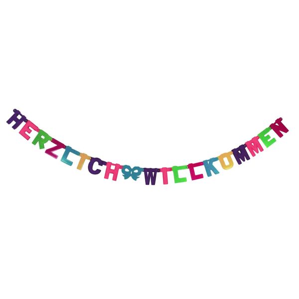 'Toppoint Garland "Herzlich Willkommen." ("A Warm Welcome")