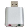 kenable EVO USB Sound Card Virtual 7.1 Channel Adapter Replace/Add 3.5mm AUX/MIC Socket