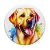 Yellow Lab Labrador Retriever Dog Artwork PopSockets Adhesive PopGrip