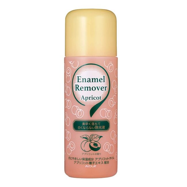 Koji Honpo Enamel Remover Apricot 220ml &lt;Contains Acetone&gt; Nail Remover Nail