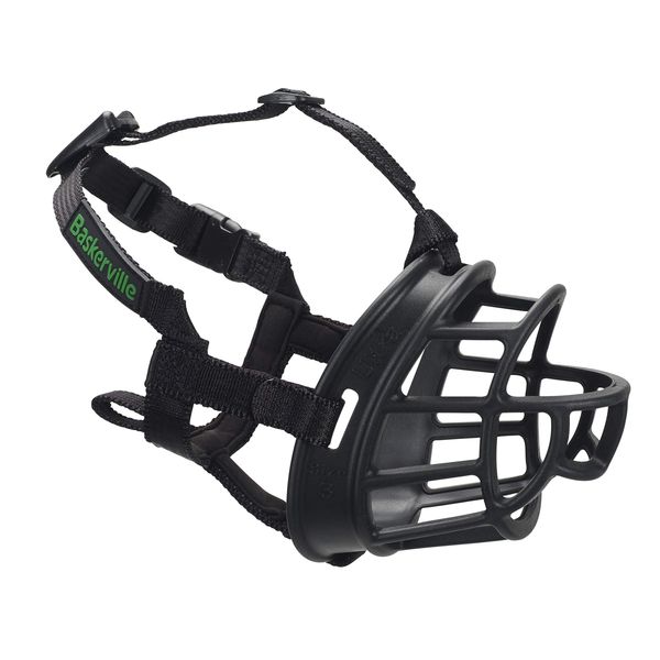 Baskerville Muselière pour Chien Ultra Noir Taille 3