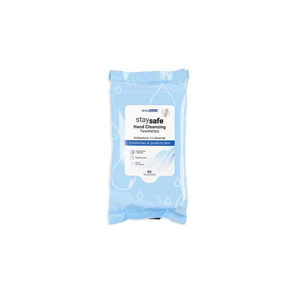 Stay Safe Antibacterial Hand Cleansing Towelettes