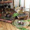 Dulton Glass Tableware OBO Gold Plate 280 A515-302GD280