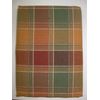 Lintex 100% Cotton Plaid Tablecloth ~ Dobby Plaid ~ 70" Round **NEW**