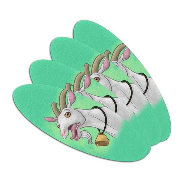 Screaming Goat Double-Sided Oval Nail File Emery Board Set 4 Pack
