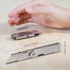 WORKPRO 3-Piece Quick Change Folding Pocket Utility Knife Set with Belt Clip