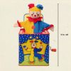 Schylling Jester Jack in the Box - Classic Children's Musical Toy - Colorful and Durable Tin Box with Silly Jester Plush - Age 18 months and Up