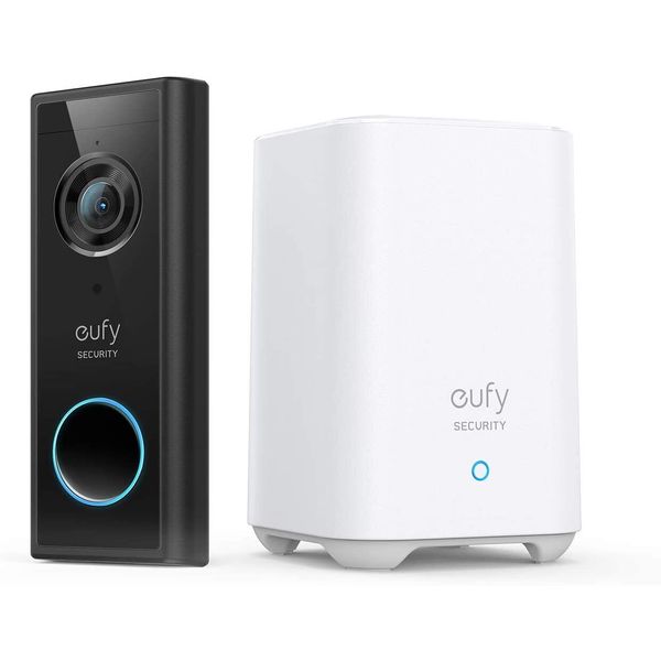 eufy Wireless WiFi Video Doorbell 2K Security Camera Smart Door Intercom w/ Alex