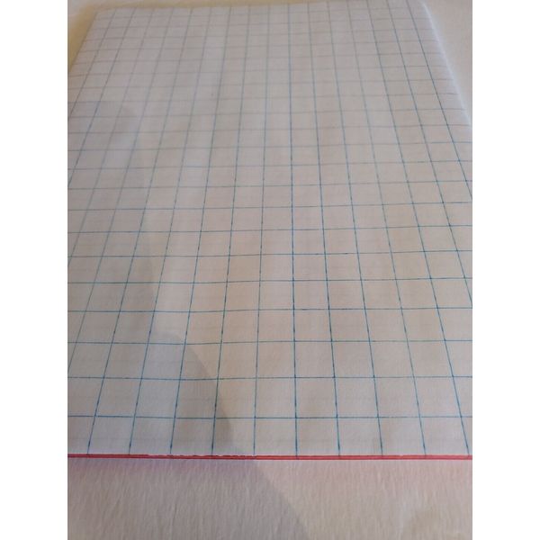 Smart Graph Paper Pad 8-1/2 x 11 Inches 1/2 Inch Ruling 50 Sheets Per Top Glued