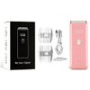 Tileon Dog Clippers,Quiet Washable USB Rechargeable Cordless Dog Grooming Kit,Electric Pets Hair Trimmers Shaver Shears for Dogs and Cats Pink