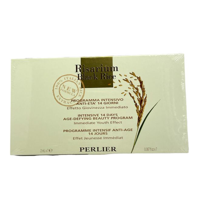 Perlier Risarium Black Rice Intensive 14 Days Age-Defying Beauty Programs 7x2ml