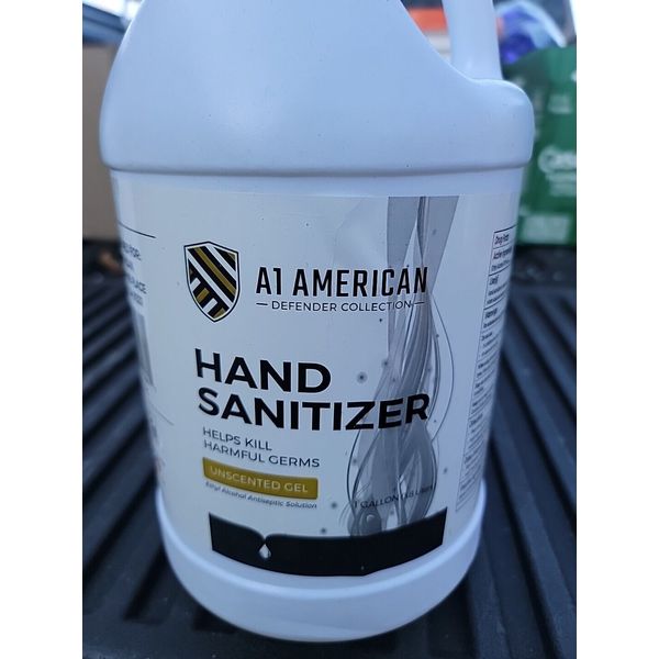 hand sanitizer gel 1 gallon 70% Alcohol ( MADE IN USA )