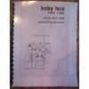 BL4-738D Baby Lock Proline Serger Overlock Users Guide Owners Instruction Manual