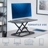 VIVO Black 30" Single Top Ergonomic Scissors Lift Keyboard and Mouse Riser