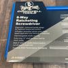 NOS Cornwell 8 in 1 Ratcheting Screwdriver Kit w/ Bits + Extensions - 1/4" 5/16"