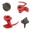 SPARES2GO Plastic Mechanical Locks for Siemens Extractor Cooker Hood