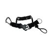 XS Scuba 52" Coil Lanyard, Steel Clip/Split Ring