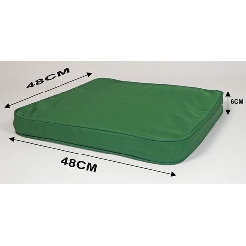 Li-Lo Green Set Of 4 Chair Seat Cushion Pad Outdoor Indoor Patio Furniture Living Kitchen Dining Water Resistant…48 x 48cm