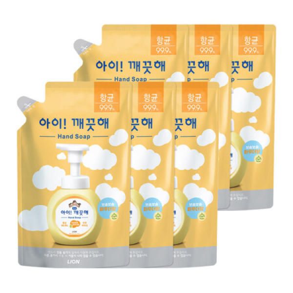 Aikkeokkeunhae Hand Sanitizer Large Capacity Pure Scent Refill 450ml x 6