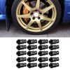 Hlyjoon 20 Pack M12X1.5 Aluminium Wheel Nuts, Black
