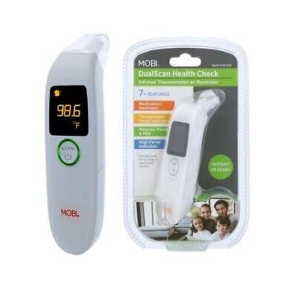 MOBI DualScan Health Check Infrared Thermometer with Reminder 7+ Features