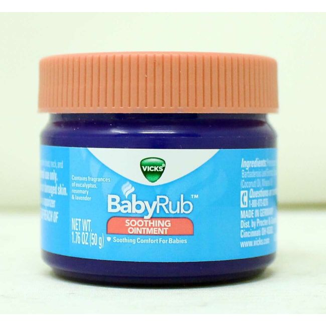 Vicks BabyRub Soothing Ointment 1.76 Ounce