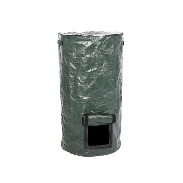 Environmental Compost Bag, Homemade Organic Ferment PE Compost Bag, Planter Kitchen Waste Disposal Compost Bag Remains Bin for Garden Yard,35 * 60CM