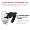 100m Parabolic Sonic Listening Device Spy Bionic Ear sound Microphone Amplifier