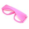 OVERSIZE EXAGGERATED Classic Retro Clear Lens EYE GLASSES Super Thick Pink Frame