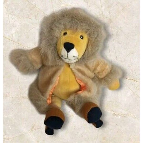 Jellycat London Fur Coat Plush Lion Tagged Heels Wild Cat Stuffed Animal Winter