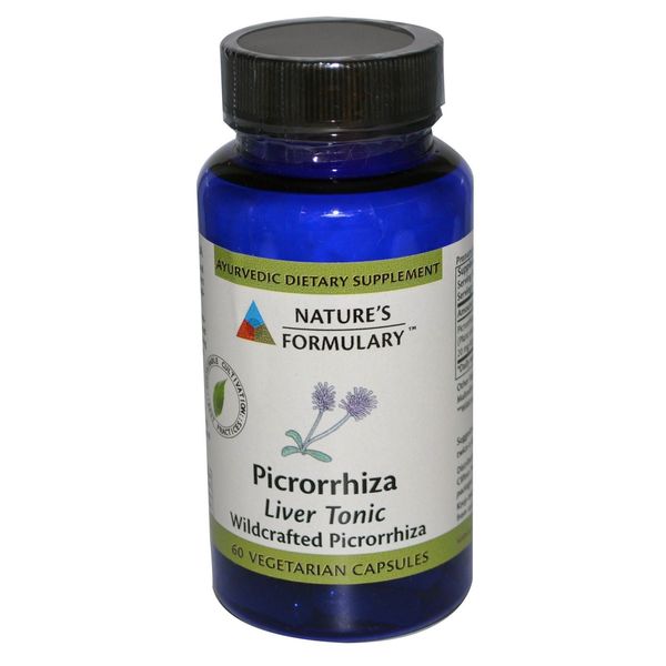 Nature's Formulary Picrorrhiza Vegetarian Capsules, 60 Count