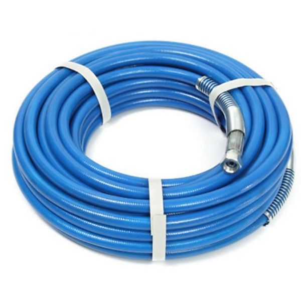 50 FT 3300PSI Airless Paint Pressure Spray Hose 1/4" Gun Sprayer Fiber Tube