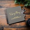 Personalised Loving Memory Funeral Remembrance Memorial Grey Guest Book