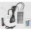 For Car SUV Interior Decor Neon Atmosphere LED Light Strip Bar Remote Control