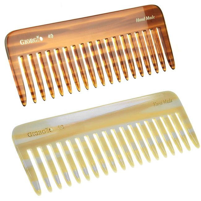 Wide Tooth Comb for Curly Hair,Long Hair,Wet Hair,Detangling Comb  Large(cyan)