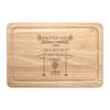 How to Play Golf Rectangular Wooden Chopping Board