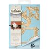 Spellbinders Shapeabilities "Untamed Tags" Die, Brown
