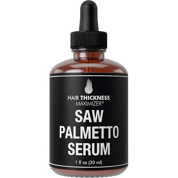 Saw Palmetto Oil for Hair Growth. Hair Thickening + Moisturizing for Women, Men.