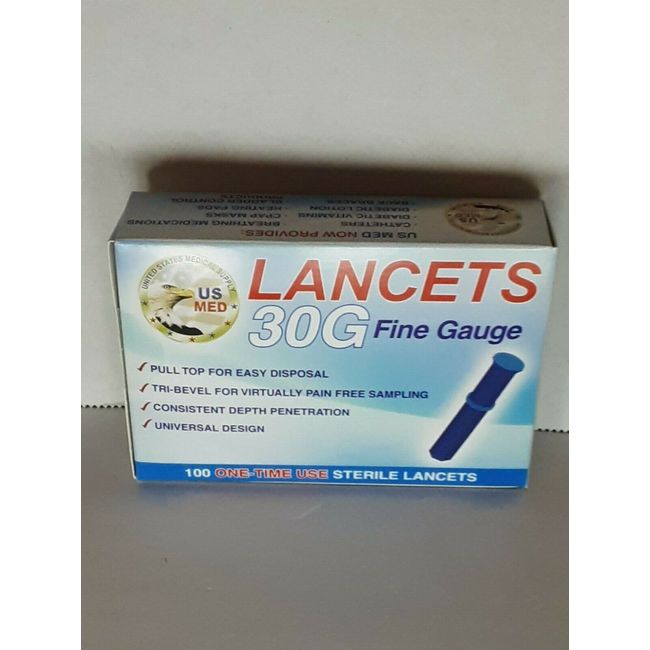 Lancets 30G FINE GAUGE ONE-TIME USE STERILE LANCETS