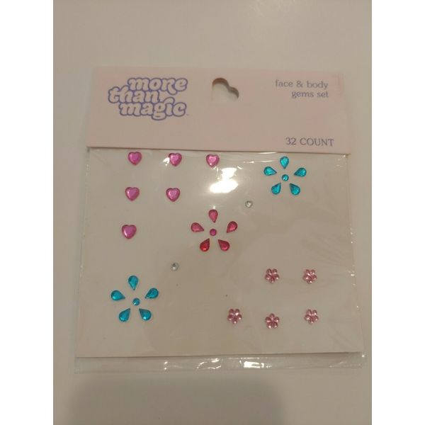 More than Magic Face & Body Gems Set More  32 Count Party Costume Parties